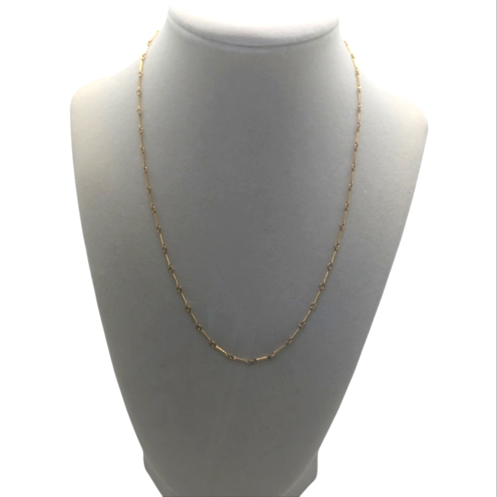 18KT Gold Filled Necklace Bar Style
